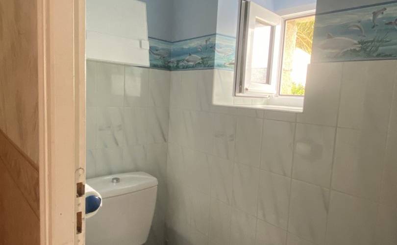 Toilettes rez-de-chaussée -  Gîte de Plougoulm (Bretagne, Finistère)