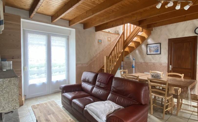 Un salon cocooning -  Gîte de Plougoulm (Bretagne, Finistère)